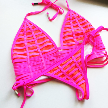 Bikini  Pink-Rot